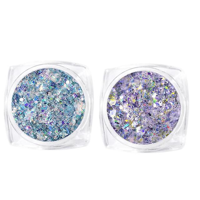 2 Box/set Flakes Sequins Powder Paillette Shinning No.03 on Productcaster.