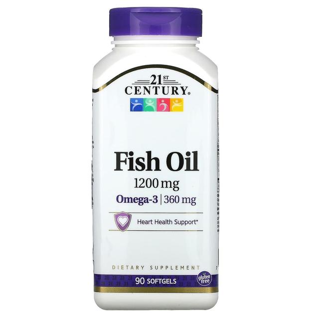 21st Century, Fish Oil, 1,200 mg, 90 Softgels on Productcaster.