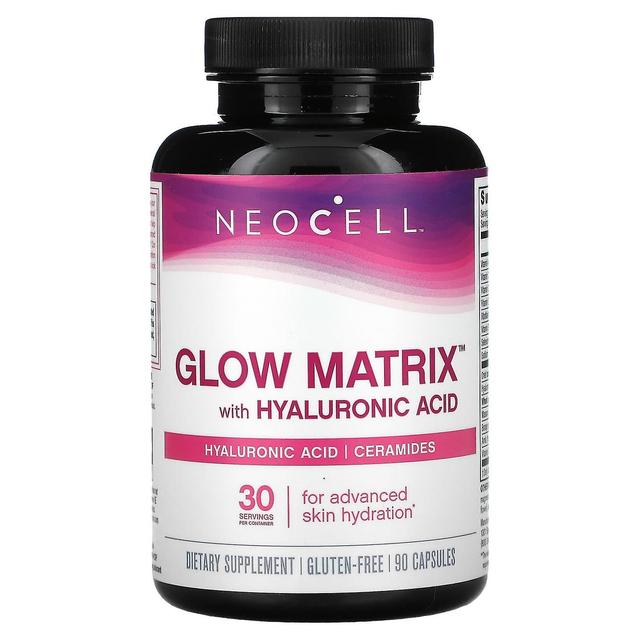 NeoCell, Glow Matrix with Hyaluronic Acid, 90 Capsules on Productcaster.