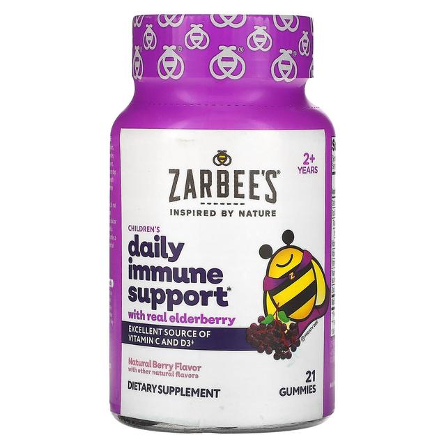 Zarbees, Children's Daily Immune Support, 2+ Years, Natural Berry, 21 Gummies on Productcaster.