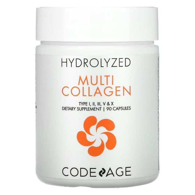 Codeage, Idrolizzato, Multi Collagene, Tipo I, II, III, V, X, 90 Capsule on Productcaster.