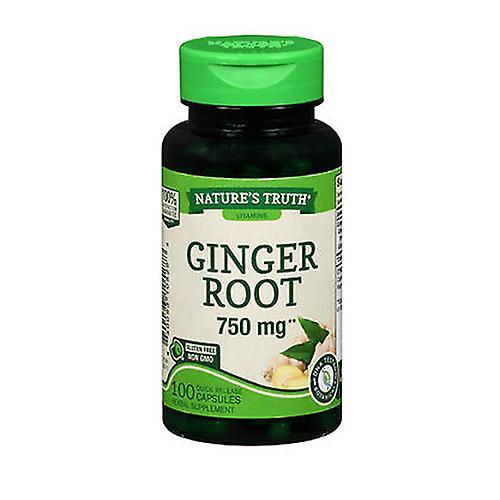 Nature's Truth Ginger Root, 1500 mg, 100 cápsulas (paquete de 1) on Productcaster.