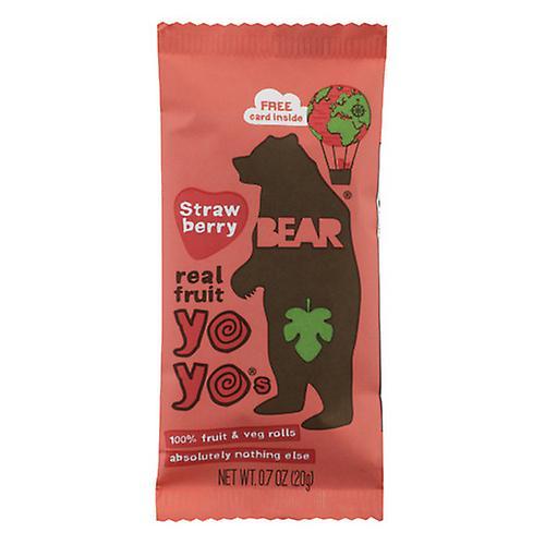 Bear Yoyo Real Fruit Strawberry Yo Yos Fruit Roll, Case of 12 X 0.7 Oz (Pack of 1) on Productcaster.