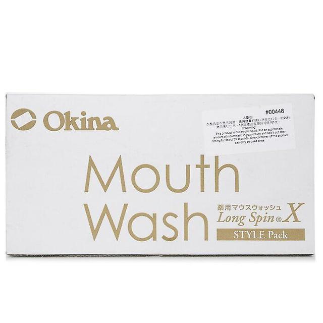 Okina Okina Mondwater Long Spin-mint (blauw) - 14ml x 100 capsules - 14ml x 100st on Productcaster.