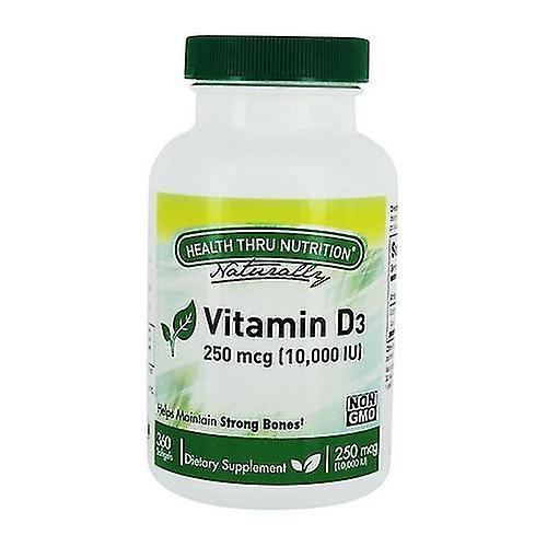 Vitamin D3, 10000 Iu, 360 Softgel (pack Of 1) on Productcaster.