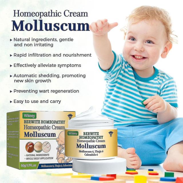 Molluscum Warts Homeopathy Cream & Remedy Granules Kit - Traitement sûr et efficace pour les bébés, les enfants et les adultes 1pc on Productcaster.