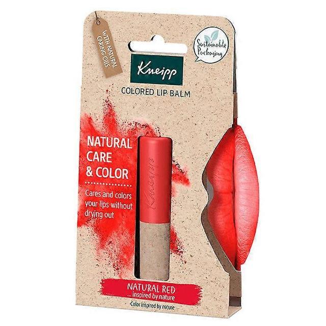 Kneipp colored lip balm natural red 3,5g on Productcaster.