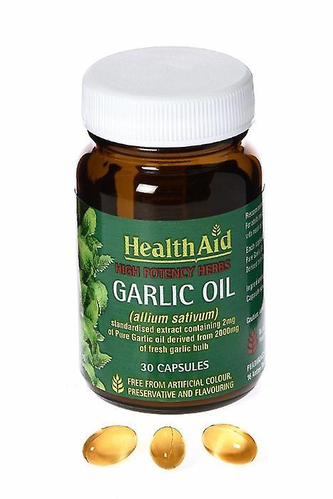 Health Aid Garlic Oil 2mg - Standardised, 30 Capsules on Productcaster.