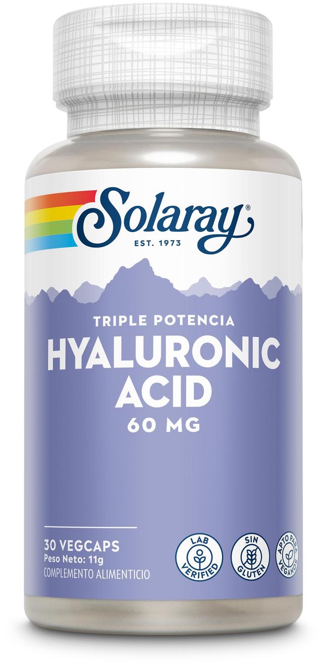 Solaray Hyaluronic Acid 60 mg 30 Capsules on Productcaster.