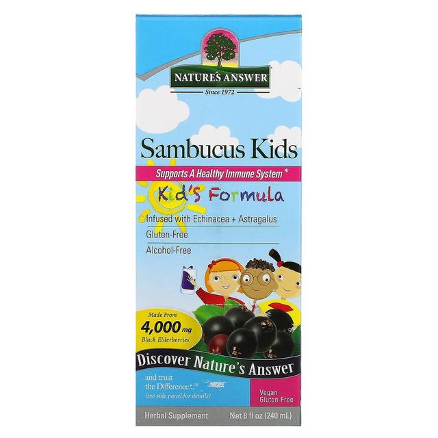 Nature's Answer Naturens svar, Sambucus Kid's Formula, 4.000 mg, 8 fl oz (240 ml)) on Productcaster.