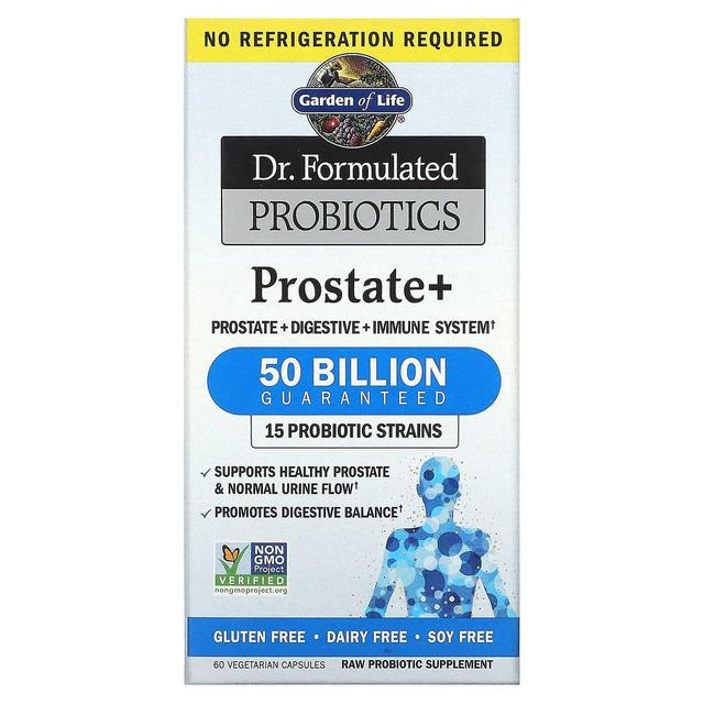 Garden of Life, Dr. Formulated Probiotics, Prostate+, 60 Vegetarian Capsules on Productcaster.