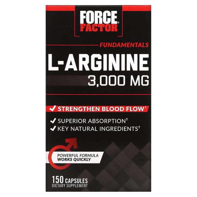 Force Factor, L-Arginine, 600 mg, 150 Capsules on Productcaster.