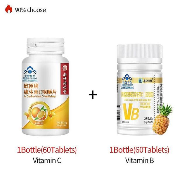 Coscelia Vitamin C Supplements Chewable Tablet Ascorbic Acid Pill Vitamins Capsules For 7 To 17 Years Old&aldult Non-gmo Cfda Approved 1pc VC 1... on Productcaster.