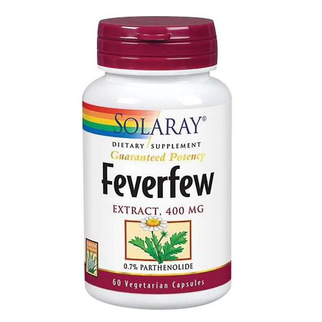 Solaray Feverfew Aerial Extract,350 mg,60 Caps (Pack of 4) on Productcaster.