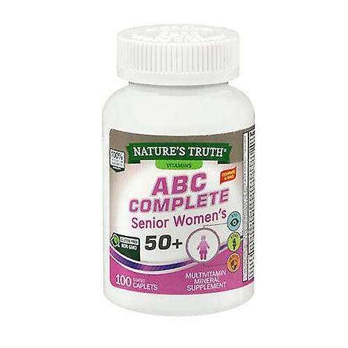 Nature's Truth ABC Complete Senior Women's 50+, 100 Tabs (Paquet de 1) on Productcaster.