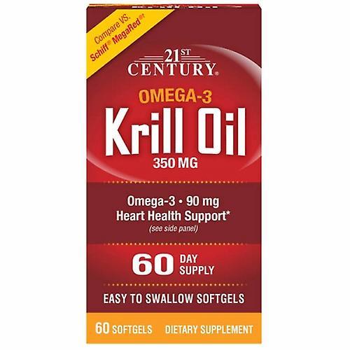 21st Century Krill Oil,350 mg,60 Softgels (Pack of 1) on Productcaster.