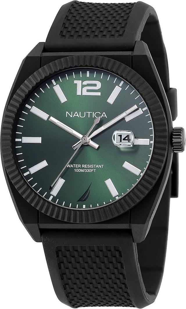 Nautica Men's Watch NAPPBS305 Black and Green on Productcaster.