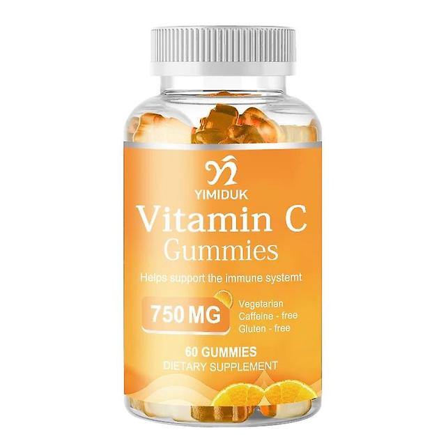 Eccpp Organic Vitamin C Gummies Antioxidant Immune Support Fading Spots Anti Wrinkle Whitening Improve Skin 1 Bottles on Productcaster.