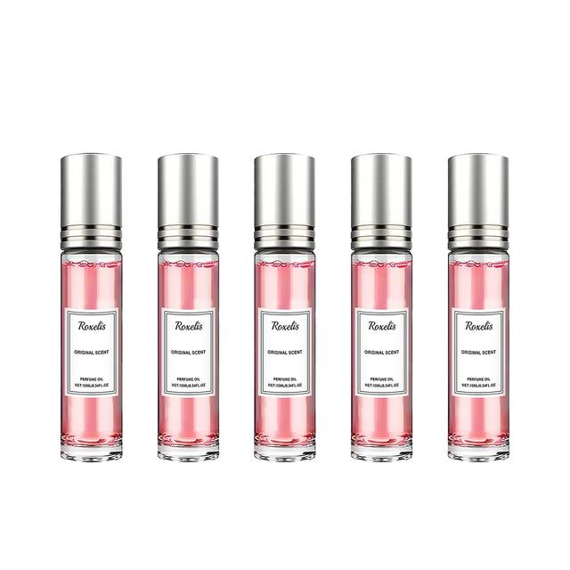 10ML Rose Pheromone Perfumes Oil Refreshing Liquid Scented Fragrance for Dating Shopping 5pcs on Productcaster.