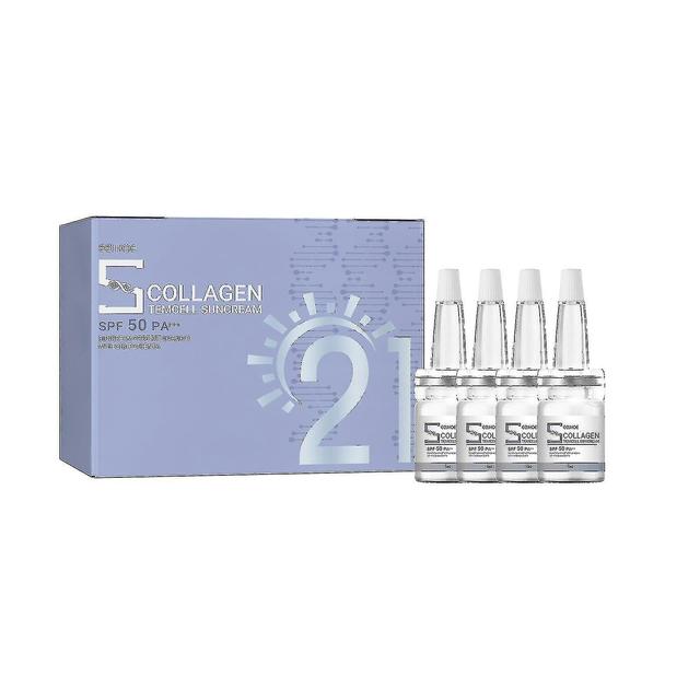 8pcs Sunscreen Collagen Sunscreen Essence 5ml -u -GSL on Productcaster.