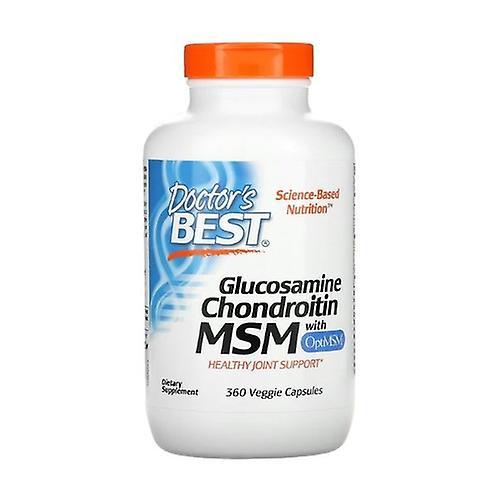 Doctor's Best Glucosamine Chondroitin MSM with OptiMSM 360 capsules on Productcaster.