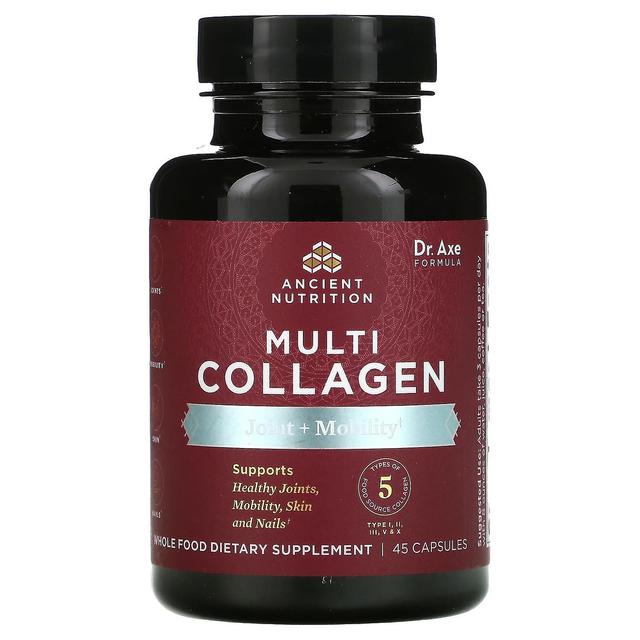 Dr. Axe / Ancient Nutrition, Multi Collagen, Joint + Mobility, 45 Capsules on Productcaster.