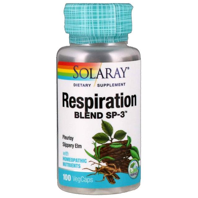 Solaray, Respiration Blend SP-3, 100 VegCaps on Productcaster.