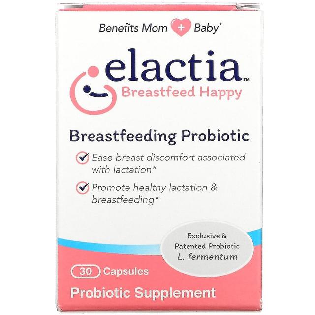 Elactia, Allattamento al seno probiotico, 30 capsule on Productcaster.