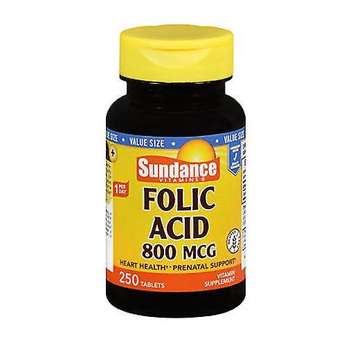 Sundance Folic Acid Tablets,800 mcg ,250 Tabs (Pack of 1) on Productcaster.