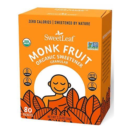 Sweetleaf Stevia Monk Fruit Organic Sweetener Granular, 80 Count (Pack of 1) on Productcaster.