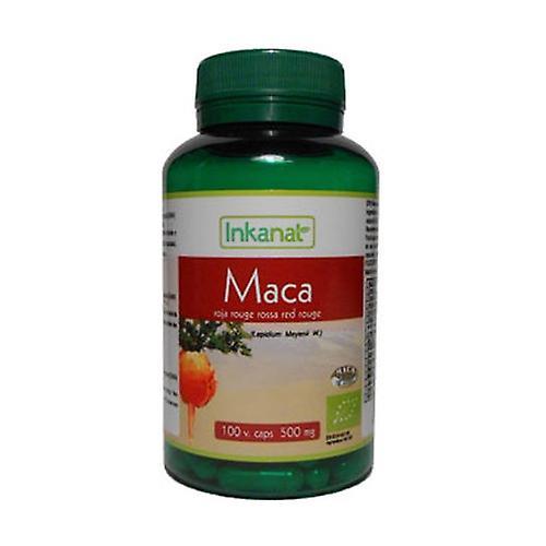 Inkanat Organic Red Maca 100 capsules of 500mg on Productcaster.