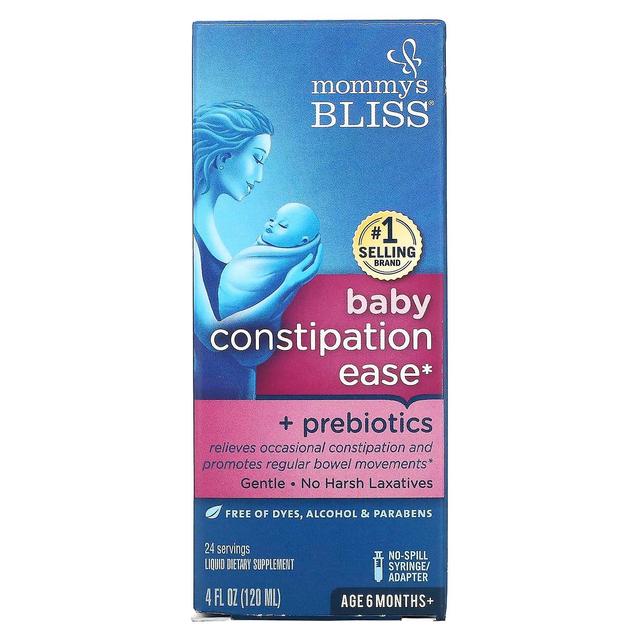 Mommy's Bliss, Baby, Verstopfung Leichtigkeit, 6 Monate +, 4 fl oz (120 ml) on Productcaster.