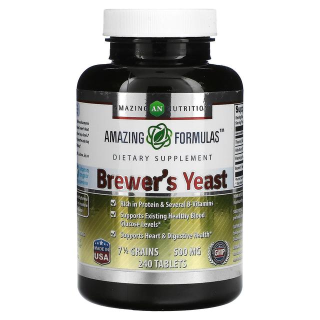 Amazing Nutrition, Brewer's Yeast, 250 mg, 240 Tablets on Productcaster.