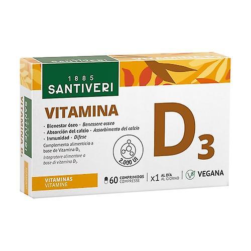 Santiveri Vitamin D3 60 tablets on Productcaster.