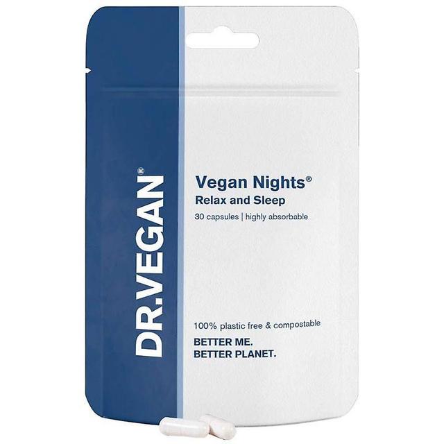 DR.VEGAN Dr Vegan Nights Relax & Sleep Capsules 30 on Productcaster.