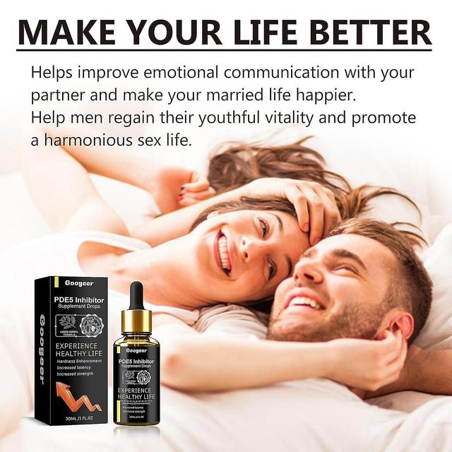 Hxetlv PDE5 Inhibitor Supplement Drops, Pde5 Inhibitor Supplement for Men Drops, Secret Drops for Strong Men, Natural Pde5 Drops Inhibitors Drops 2pcs on Productcaster.