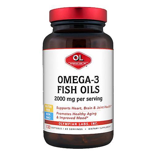 Olympian Labs Omega 3 Fish Oils, 2000 mg, 120 sg (Pack of 1) on Productcaster.