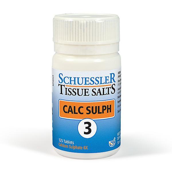 Schuessler tissue salts 125 tablets - calc sulph, no. 3 | blood cleanser on Productcaster.