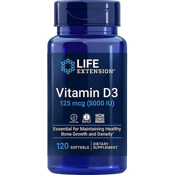 Life Extension Levensverlenging vitamine d3 125 mg (5000 ie), 120 softgels on Productcaster.