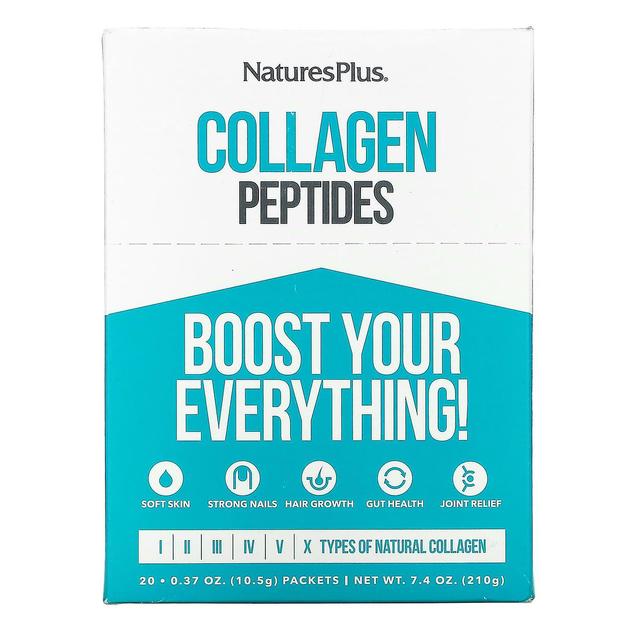 Nature's Plus NaturesPlus, Collagen Peptides, 20 Stick Packets, 0.37 oz. (10.5 g) Each on Productcaster.