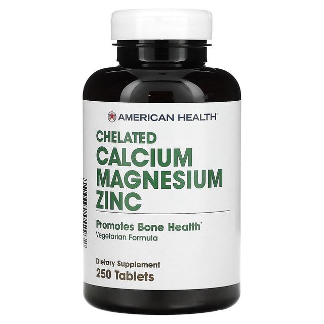 American Health, Chelated Calcium Magnesium Zinc, 250 Tablets on Productcaster.