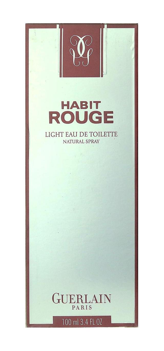 Guerlain Habit Rouge Light Eau De Toilette Spray 3.4Oz/100 ml In Box 3.4 oz on Productcaster.