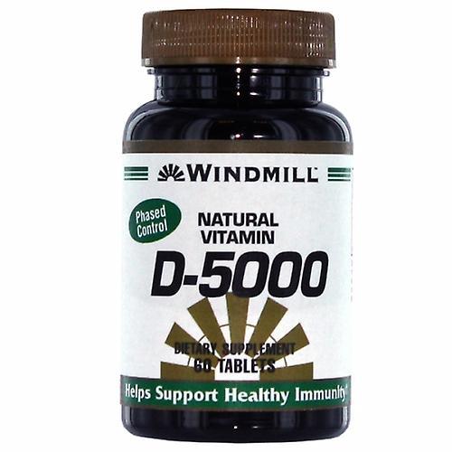 Windmill Health Vitamin D, 5000IU 60 Tabs (Pack of 1) on Productcaster.