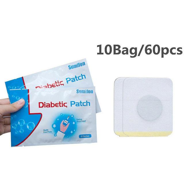 60 Pcs Diabetic Patch Natural Herbs Reduce High Blood Sugar Plaster on Productcaster.