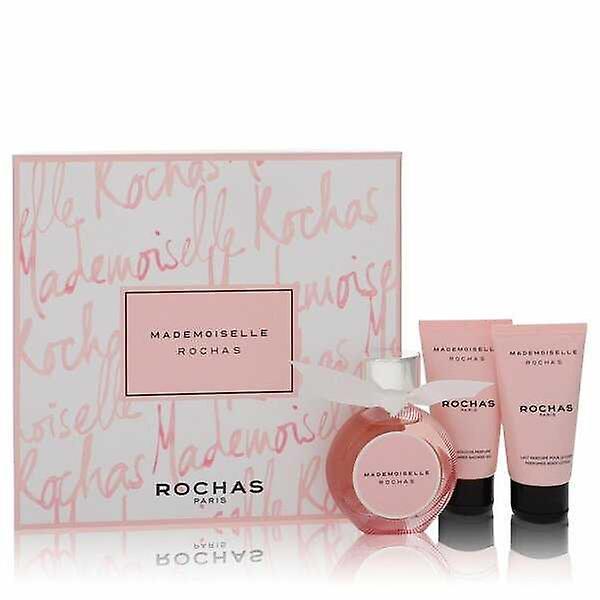 Mademoiselle Rochas Set de Regalo - 1.7 Eau de Parfum Spray + 1.7 oz Loción corporal perfumada + 1.7 oz Gel de ducha perfumado -- Para mujer on Productcaster.