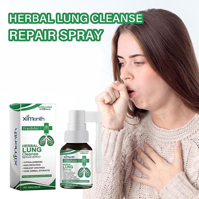 Respinature Herbal Lung Cleanse Mist-Powerful Lung Support Herbal Care Essence As shown on Productcaster.