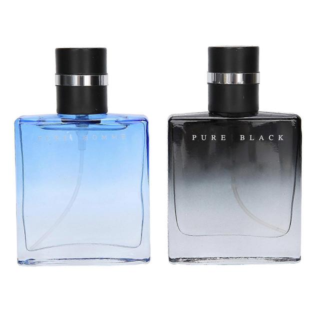 Male Perfume Kit 2pcs Glass Bottle Long Lasting Light Flavor Spray 30ml on Productcaster.