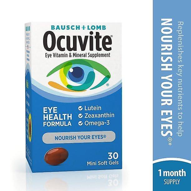 Ocuvite øje sundhed formel vitamin &mineraltilskud 30 ct bløde geler on Productcaster.