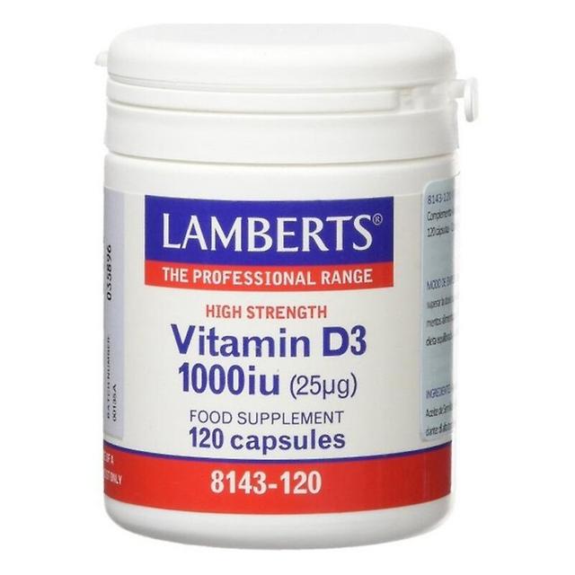 Kapsler Lamberts 5055148409623 Vitamin D3 120 enheder (120 uds) on Productcaster.