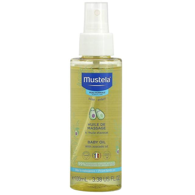 Mustela, Olio per bambini con olio di avocado, 3.38 fl oz (100 ml) on Productcaster.